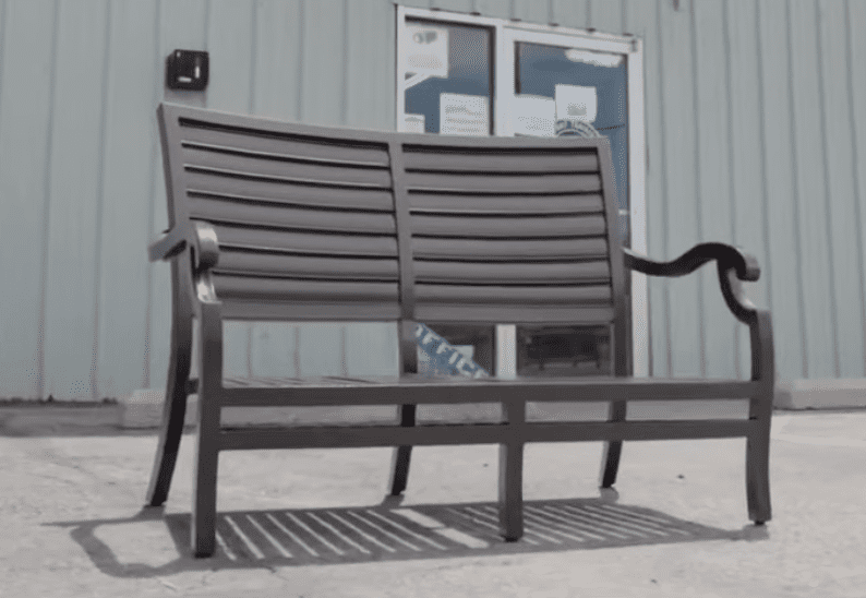 powder coated chair